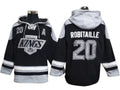 Los Angeles Kings #20 Luc Robitaille Black Pullover Hoodie