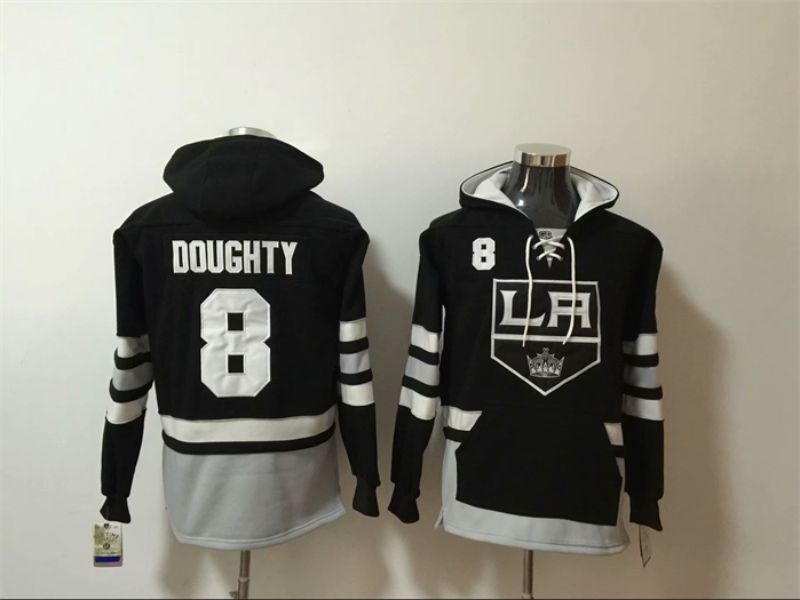 Los Angeles Kings #8 Drew Doughty Pullover Hoodie Black