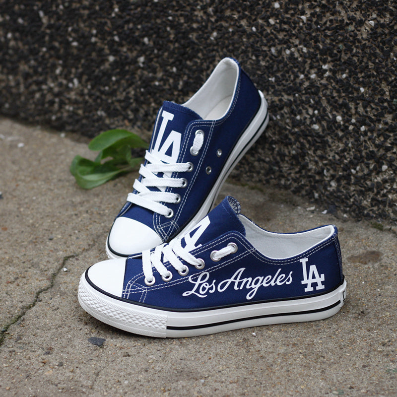 Los Angeles Angels Limited Print Low Top Canvas Shoes Sport Sneakers For Men Women Fans