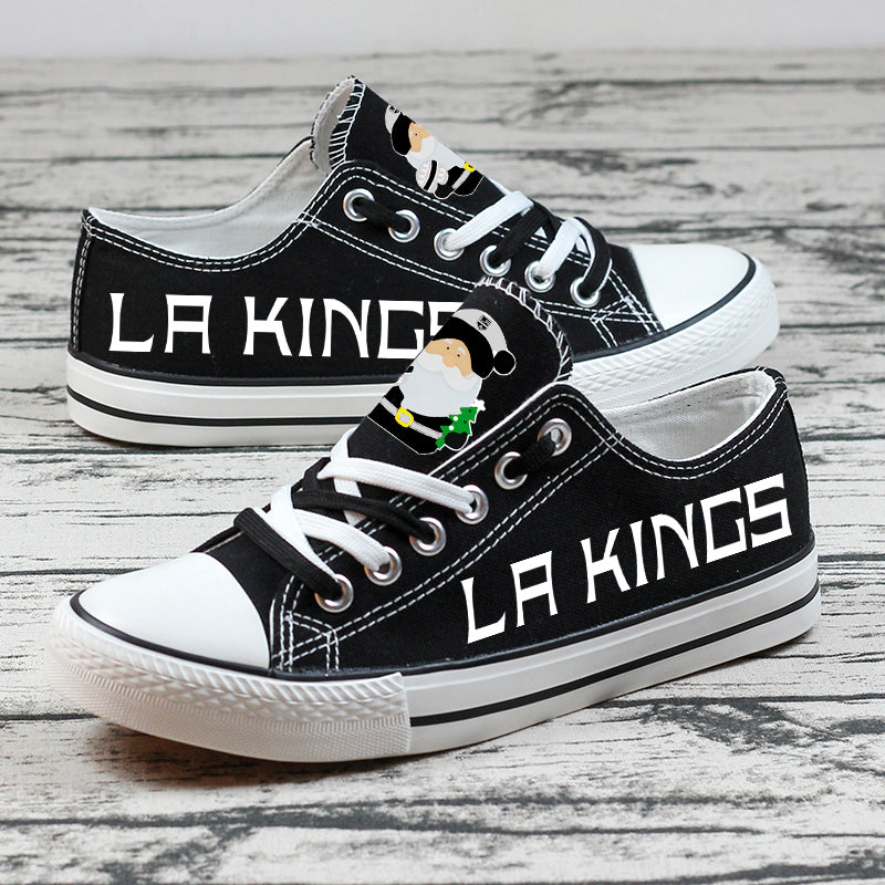 Los Angeles Kings Low Top Canvas Sport Sneakers Shoes For Men Women Fans