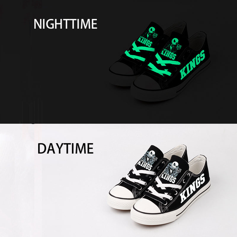 Los Angeles Kings Low Top Canvas Sport Sneakers Shoes For Men Women Fans
