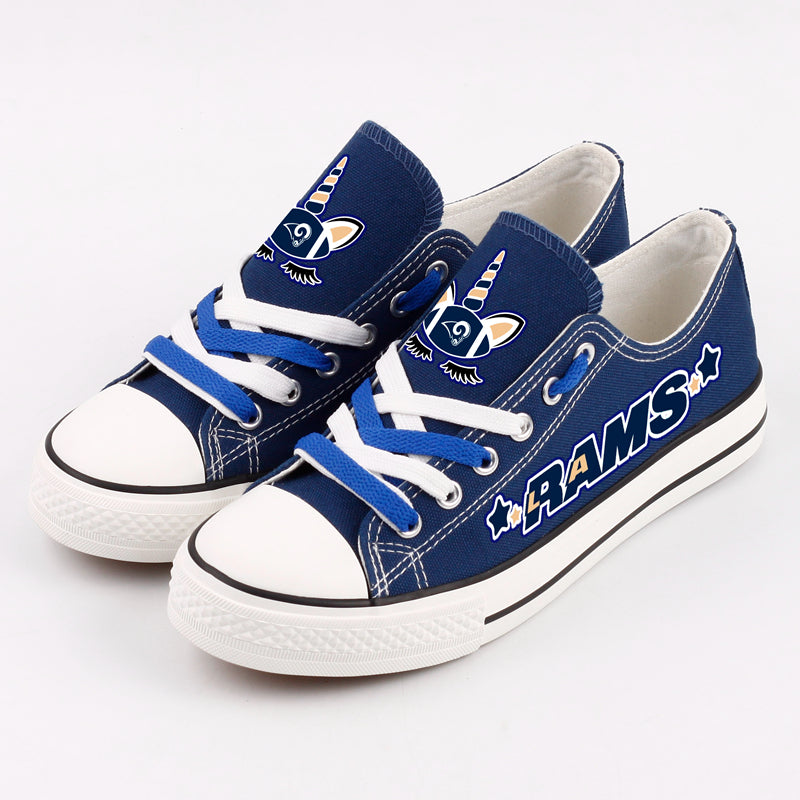 Los Angeles Chargers  Low Top Canvas Sport Sneakers Shoes For Men Women Fans
