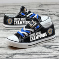 Los Angeles Chargers 1 Low Top Canvas Sport Sneakers Shoes For Men Women Fans