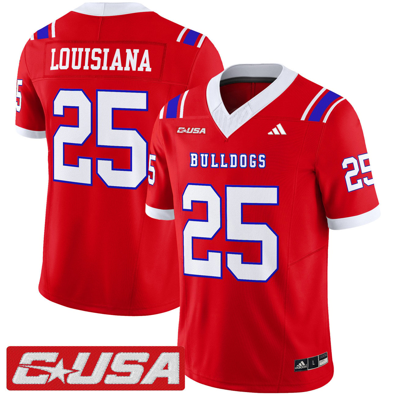 Louisiana Jersey #25 Louisiana Tech Bulldogs 2025 Vapor Limited Stitched