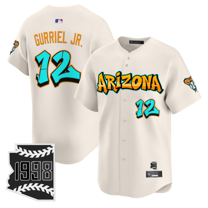 Lourdes Gurriel Jr Jersey #12 Arizona Diamondbacks Graffiti Desert Ink