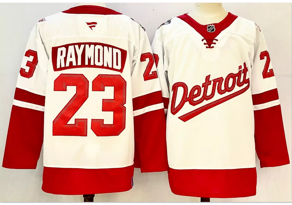 Lucas Raymond Jersey #23 Detroit Red Wings 2025 Stadium Series Stitched