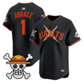 Luis Arráez Jersey #1 San Francisco Giants One Piece Premier Stitched