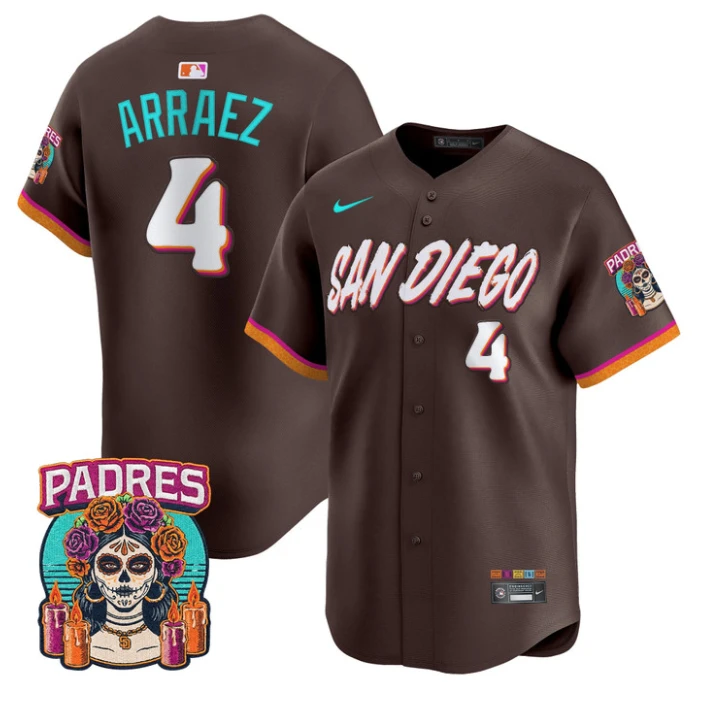 Luis Arraez Jersey #4 San Diego 2026 City Connect Vapor Stitched