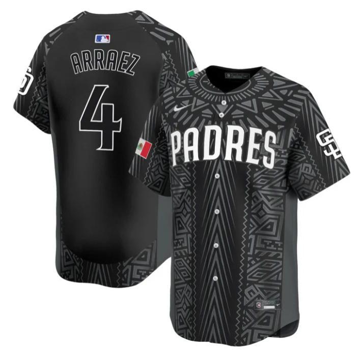 Luis Arraez Jersey #4 San Diego Padres 2025 Armed Forces Day Vapor Stitched