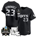 Luis Hernandez Jersey #23 LSU Tigers 2025 World Series Gothic Geaux Edition