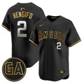 Luis Rengifo Jersey #2 Angels Garret Anderson Tribute Premier Stitched