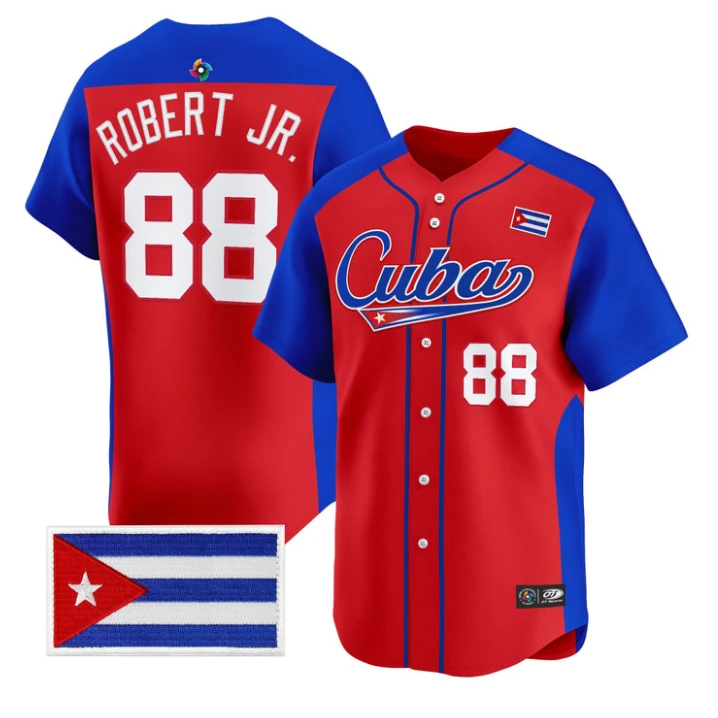 Luis Robert Jr Jersey #88 Team Cuba 2026 World Baseball Roster Stitched