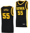 Luka Garza Jersey Iowa Hawkeyes College Basketball Swingman Black #55