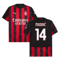 Luka Modric 14 AC Milan 2025-26 Home Men Jersey – Red Black