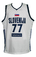 Luka Doncic Jersey #77 Slovenia Basketball White