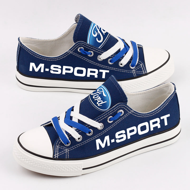 M-SPORT FORD WRT M-SPORT Canvas Sneakers Shoes For Men Women Fans