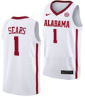 Mark Sears Jersey Alabama Crimson Tide College Basketball White #1