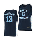 Men's #13 Jalen Washington Jersey North Carolina Tar Heels College Basketball Jerseys Navy