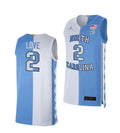 Men's #2 Caleb Love Jersey North Carolina Tar Heels College Basketball Jerseys White Elite