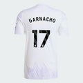 Manchester United 2025-26 Away GARNACHO 17 Match Jersey – White