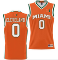 Matthew Cleveland Jersey #0 Miami Hurricanes NIL College Basketball Lightweight Orange