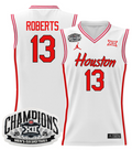 Men J'Wan Roberts Jersey #13 Houston Cougar 2025 Big 12 Champions White