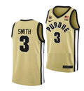 Men's #3 Braden Smith Jersey Purdue Boilermakers College Basketball Jerseys  Gold