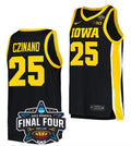 Monika Czinano Jersey Iowa Hawkeyes College Basketball 2023 National Championship Bound Black #25