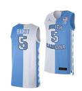 Men's #5 Armando Bacot Jersey North Carolina Tar Heels College Basketball Jerseys Blue White