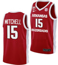 Makhi Mitchell Jersey Arkansas Razorbacks College Basketball 100 Season #15