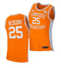 Men's #25 Santiago Vescovi Jersey Tennessee Volunteers College Basketball Jerseys Orange Retro