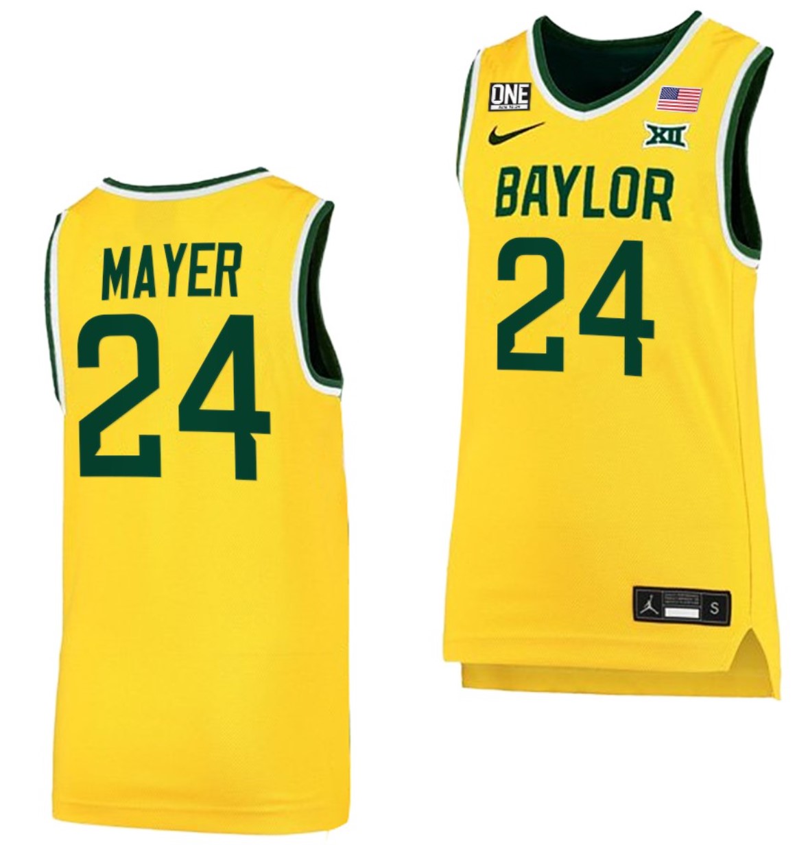 Matthew Mayer Jersey Baylor Bears College Basketball #24