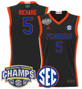 Men Will Richard Jersey #5 Florida Gators 2025 SEC Champions Stitched Black
