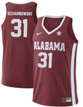 Max Scharnowski Jersey Alabama Crimson Tide College Basketball Replica Crimson #31