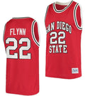 Malachi Flynn Jersey San Diego State Aztecs College Basketball Red Retro #22