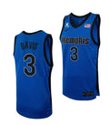 #3 Kendric Davis Jersey Memphis Tigers College Basketball Jerseys Blue