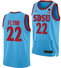 Malachi Flynn Jersey San Diego State Aztecs College Basketball Blue Alternate #22