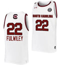 Milaysia Fulwiley Jersey South Carolina Gamecocks College Basketball White #22