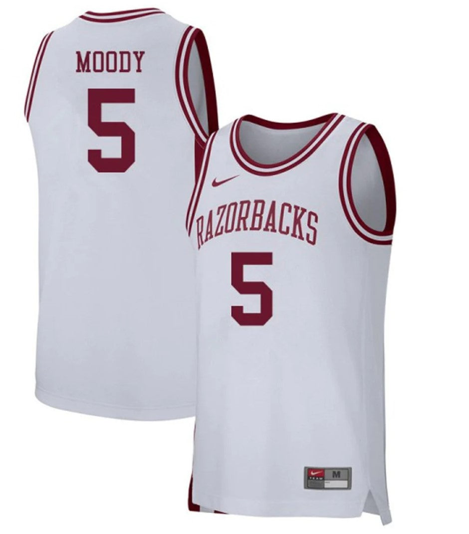 Moses Moody Jersey Arkansas Razorbacks College Basketball 100 Season #5