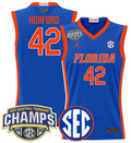 Men Al Horford Jersey #42 Florida Gators 2025 SEC Champions Stitched Royal
