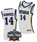 McKenna Warnock Iowa Hawkeyes College Basketball 2023 NCAA Final Four White #14