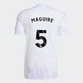 Manchester United 2025-26 Away MAGUIRE 5 Match Jersey – White