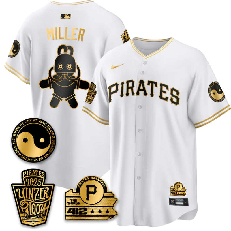 Mac Miller Jersey Pittsburgh Pirates Yinzerpalooza 2025 Stitched