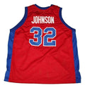 Magic Johnson Jersey #32 Vikings Basketball Red