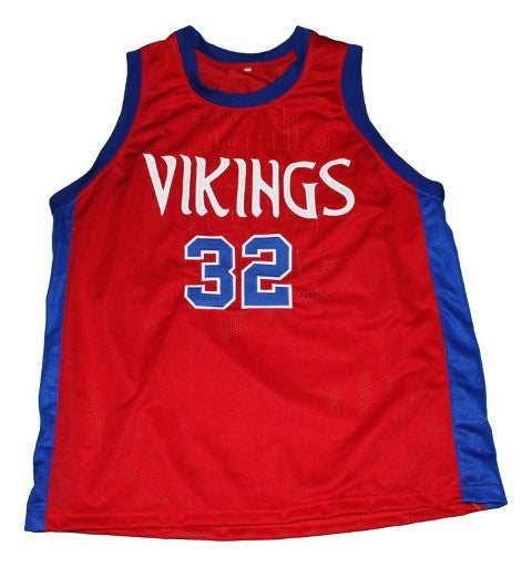 Magic Johnson Jersey #32 Vikings Basketball Red