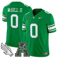 Makenzie McGill II Jersey #0 North Texas Mean Green 2025 Stitched Green