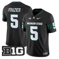 Makhi Frazier Jersey #5 Michigan State Spartans 2025 Vapor Stitched Black