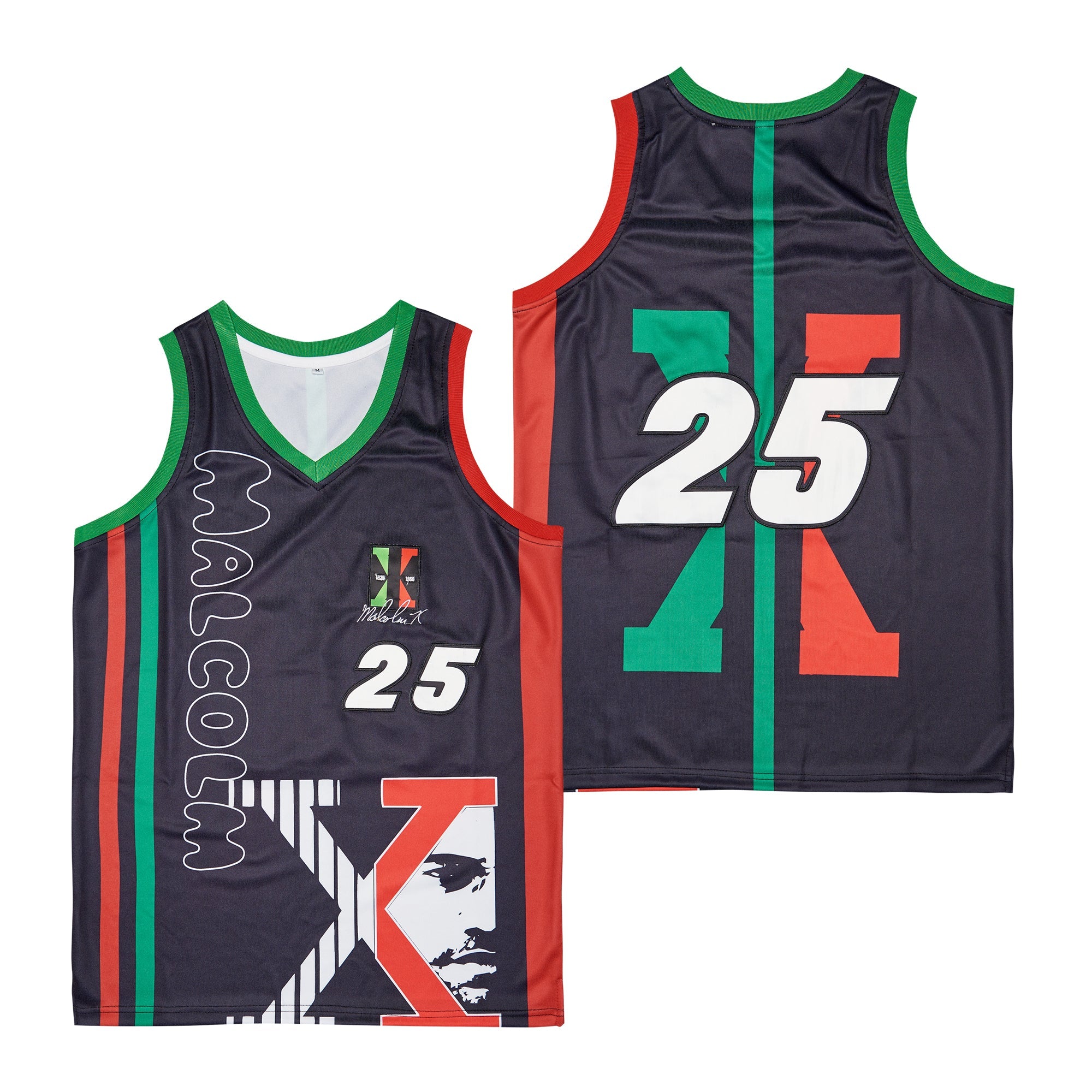 Malcolm #25 Movie Basketball Jersey