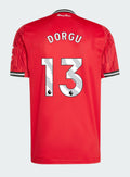 Manchester United Home 2025-26 DORGU 13 Match Jersey – Red