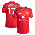 Manchester United Home 2025-26 GARNACHO 17 Match Jersey – Red